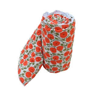 100% edredón de algodón orgánico Mulmul suave cómodo patrón sólido estilo moderno alegre Lino hecho a mano lanza de la India - Product Image 4