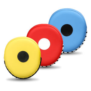 นวมชกมวยหนังเตะโลโก้แบบกำหนดเอง - Product Image 1