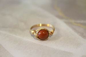 925 argent Sterling lunette réglage Design Unique à la main bague de fiançailles rouge jaspe Cabochon argent fin cadeau de mariage - Product Image 4