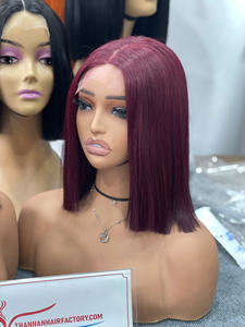 ¡MEJOR VENTA! Pelucas rectas de hueso de varios colores, cabello humano 100%, cabello vietnamita crudo, encaje frontal con precio al por mayor, cabello Remy - Product Image 5