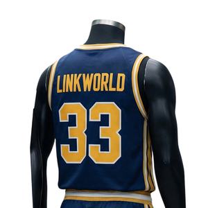 Maillots de basketball personnalisés, confortables, légers, 100 % polyester, respirants, sans manches, pour joueurs de ligue universitaire - Product Image 5