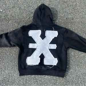 Sudadera Extra Grande de Estilo Vintage, Sudadera con Capucha Lavada al Ácido para Hombres, Mujeres y Parejas - Product Image 2