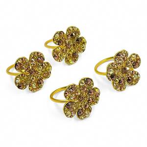 Anillos de Servilleta Modernos y Ecológicos, Materiales de Resina/Metal/Madera/Vidrio, Decoración de Mesa - Product Image 6