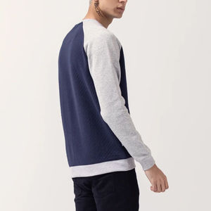 เสื้อสเวตเชิ้ตผู้ชายลายเรียบสำหรับฤดูหนาว ผ้าโพลีเอสเตอร์/คอตตอน รับสั่งทำโลโก้ พิมพ์ลาย ปักลาย คุณภาพสูง - Product Image 3