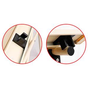 * OUTLET * tavolo pieghevole da esterno, tavolo da Picnic da giardino, 51x50x50cm, bianco, con borsa per il trasporto-casa e giardino - Product Image 3