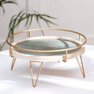 Base para Pastel de Aluminio, Diseño de Jaula, Color Dorado, Ecológica, Colores Personalizados, para Bodas y Eventos, Precio de Fábrica al por Mayor - Product Image 3