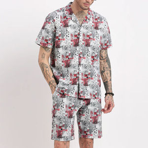 2025 hommes coton T-Shirt Shorts ensemble Logo personnalisé conception été impression séchage rapide haute qualité Style décontracté en gros Pakistan - Product Image 2