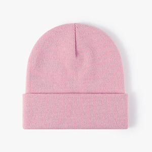 Bonnets en tricot à revers d'hiver avec logo personnalisé, broderie, bonnets unis, couleur unie, unisexe, bonnets chauds, bonnet en tricot - Product Image 4