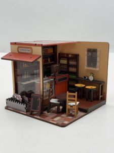 TOFOAM Kit de Manualidades DIY para Niños, 5 Estilos de Casitas de Hormigón, Kit de Madera para Pequeño Café, Casa en Miniatura - Product Image 3