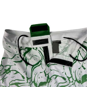 Shorts de boxe MMA pour l'entraînement au kick-boxing et au bodybuilding avec extensibilité quadridirectionnelle et cordon de serrage - Product Image 4