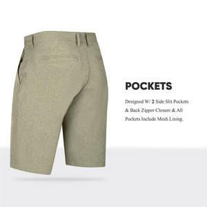 Pantalones cortos de alta calidad con cintura elástica Pantalones cortos fáciles de usar para senderismo y viajes de camping - Product Image 3