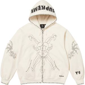 Sweat à capuche en coton à fermeture éclair pour hommes 500gsm OMMiZ sweats à capuche tricotés épais peignés personnalisés - Product Image 4