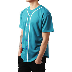 Camiseta de Béisbol Personalizada 2025, Unisex, Talla Grande, Estampada, Ropa Deportiva, Uniforme de Softbol, 100% Poliéster, Transpirable, de Secado Rápido - Product Image 3