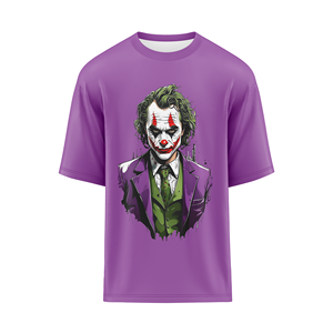 Oem ผลิตเสื้อยืดแบบกําหนดเองจํานวนมากเสื้อยืดผ้าฝ้ายพรีเมี่ยมหนาสีดํา Femme คู่ - Product Image 3