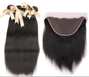 Extensiones de Cabello Humano Virgen Remy de Donante Joven Indio Original con Cutículas Completas, Paquetes de Cabello Pre-Adherido, Cabello Sedoso de Calidad Superior - Product Image 1