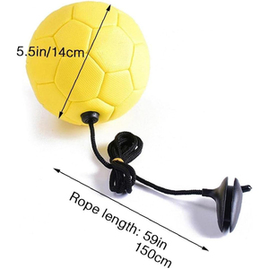 Entrenador de fútbol/voleibol/Rugby, tiro de patada de fútbol, Ayuda de entrenamiento de práctica en solitario, control de habilidades, cinturón ajustable para niños y adultos - Product Image 2