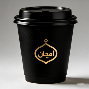 AT PACK Leak-proof Hot Drink Double Wall <strong>Paper</strong> <strong>Cup</strong> Hollow Insulation Jar Milk Tea Coffee Packaging Commercial Lid Logo - Product Image 3