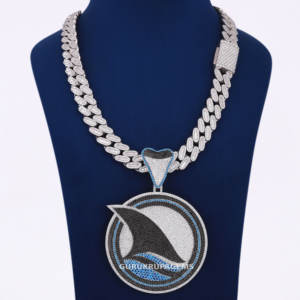 Colgante de Cadena con Diseño Náutico de Velero, Plata de Ley 925 de Lujo, Cultivado en Laboratorio, Aspecto de Diamante de Alto Brillo, Joyería de Regalo - Product Image 1