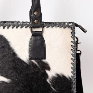 Sac fourre-tout en cuir de vachette de bohème de haute qualité Style occidental épaule luxe fronde gland prêt Stock fabricant personnalisé automne - Product Image 2