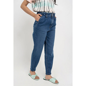 บริการกางเกงยีนส์สตรีทแวร์ผลิตตามสั่งสำหรับ2025กางเกงยีนส์ทรงหลวมแนววินเทจคุณภาพสูง - Product Image 1