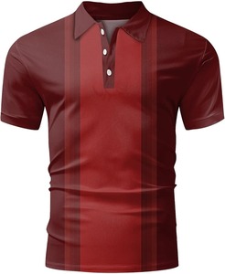 เสื้อโปโลแห้งเร็วสำหรับผู้ชายเสื้อ100% ผ้าโพลีเอสเตอร์พร้อมโลโก้ - Product Image 4