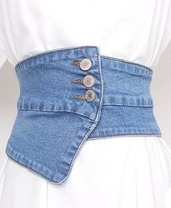 Corsé moderno, Top vaquero, moda, básico, informal, Elegante, moderno, ajustado, Vintage, encanto, lavado ligero, atemporal, estructurado - Product Image 2