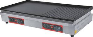 Plaque de cuisson électrique en acier inoxydable Akasa Plate-28x15 pouces à moitié rainuré GP 2815 GR (3600W) - Product Image 6