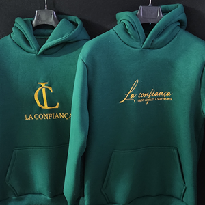 Sweats à capuche unisexes en polaire confortable de qualité supérieure, imprimés sur mesure en polyester/coton, motif uni élégant, col à capuche, flocage - Product Image 3