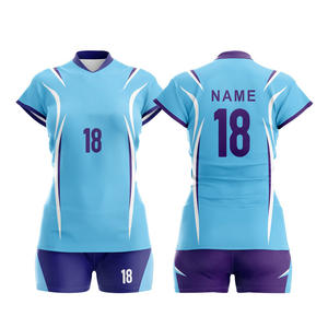 Venta al por mayor uniforme de voleibol para hombres malla de secado rápido transpirable anti sudor Jersey conjunto perfecto para clubes juveniles deportes de competición - Product Image 3