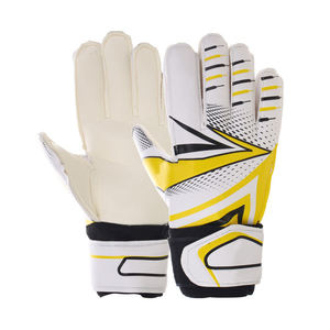 Fabrication en usine directe en gros taille et logo personnalisés gants de gardien de but de football respirants durables en latex professionnel - Product Image 2