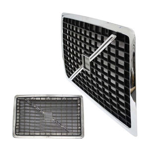 Grille chromée WTP compatible avec VNL 2003-2017, grille de <span class=keywords><strong>semi</strong></span>-remorque, écran anti-insectes, bande de logo, remplacement 20505759 - Product Image 3