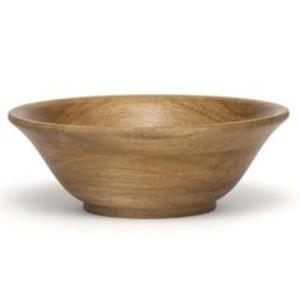 Durable and Eco-friendly Wooden Serving Bowl with a Smooth Surface for Serving Delicious Meals and Enhancing <b>Table</b> Decor - Product Image 4