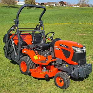 Tractor cortacésped de alta velocidad Kubota con motor diésel de cubierta de 48 pulgadas, caja de césped duradera para un corte eficiente de jardines y granjas - Product Image 1