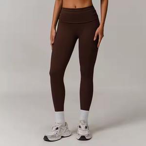 Último diseño de las mujeres Leggings Mujeres Gimnasio Leggings ajustados de cintura alta Push Up Fitness Running Leggings - Product Image 3