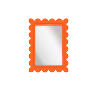 Minimalisme Laque Bord Festonné Miroir Suspendu Charismatique Laque Mur Miroir Pour La Maison Hôtel Café