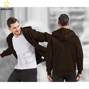 <b>Men</b> Hoodies Zip Up Sherpa <b>Lined</b> Sweatshirts Heavyweight Thick Warm <b>Fleece</b> Winter <b>Jacket</b>. - Product Image 5
