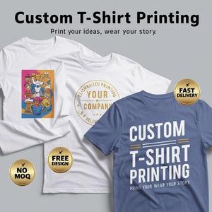 T-shirt tricoté à manches courtes en tissu pur coton avec logo personnalisé pour hommes - Product Image 4