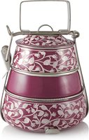 Offre Spéciale 2-3 niveaux conception personnalisée imprime pyramide boîte à lunch pour adultes en acier inoxydable Clip Tiffin Bento boîte travail bureau Camping