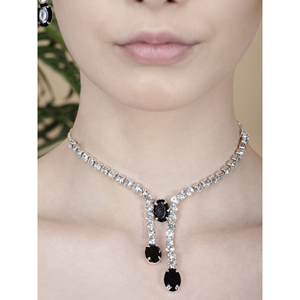 Parure de bijoux de mariée et de joaillerie fine plaquée or Shine Bright, zircon étincelant avec motif cloche pour fêtes et cadeaux - Product Image 4