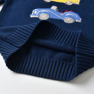 Custom Kids Boy Chunky Knit <b>Baby</b> Sweaters Winter Solid Color Loose Children Long Sleeve <b>Knitted</b> Sweater - Product Image 5