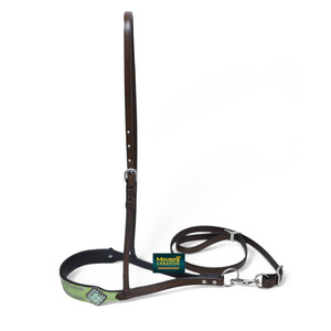 Correa de cuero de vaca de Argentina con lavado ácido para caballo, estilo western, con flequillo y herrajes de acero inoxidable, 1 metro, lista para envío, personalizable. - Product Image 3