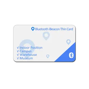 Kartu pelacak kartu Bluetooth iBeacon BLE untuk penentuan posisi dada14585