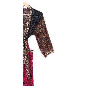 Vente en gros Kimono bohème en soie Robes de plage d'été pour femmes Spaghetti Strap Swim Cover Boho Style Kimono Spaghetti Strap - Product Image 5