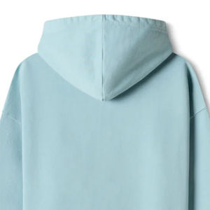 OEM 100% algodón liso teñido Unisex de gran tamaño hombres sudaderas con capucha 300gsm cálido Impresión logotipo personalizado peso pesado con diseño de cremallera - Product Image 5