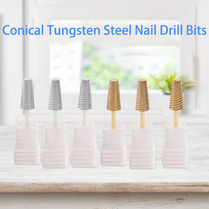 Biểu Tượng Tùy Chỉnh Nhiều Kích Thước Tùy Chọn Côn Tungsten Carbide Nail Khoan <span class=keywords><strong>Bits</strong></span> Đối Với Điện Nail Khoan Da Chết Loại Bỏ - Product Image 3