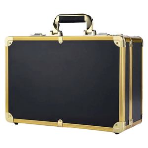 Boîte à outils de barbier professionnel grande capacité avec verrouillage à Code Portable outil de cheveux mallette de rangement Salon de voyage organisateur de salon de coiffure - Product Image 3