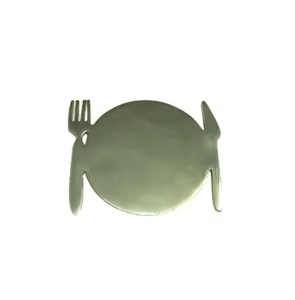 Dessous de plat de cuisine en aluminium fini argent Design moderne 2025 accessoires de table en métal décoratifs tendance pour une utilisation à la maison au restaurant - Product Image 4