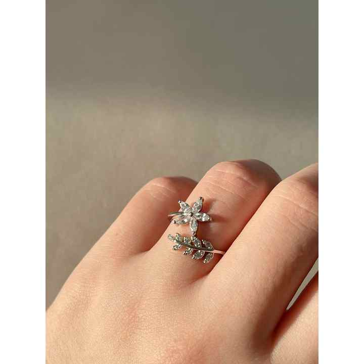 925 Silver Adjustable Forest Ring