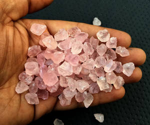 Pierres Précieuses en Quartz Rose Naturel 8-10mm Véritable Quartz Rose 8-10mm pour Fabrication de Quartz Rose, Lot de 25 Pièces - Product Image 3