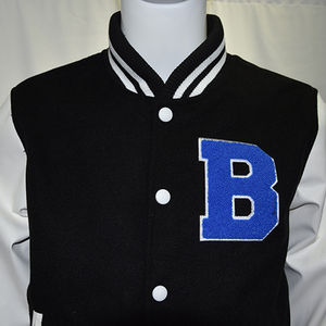 Chaquetas universitarias de béisbol de alta calidad | prendas de vestir exteriores con logotipo personalizado Letterman Bomber | Chaqueta de béisbol universitaria para hombres - Product Image 2